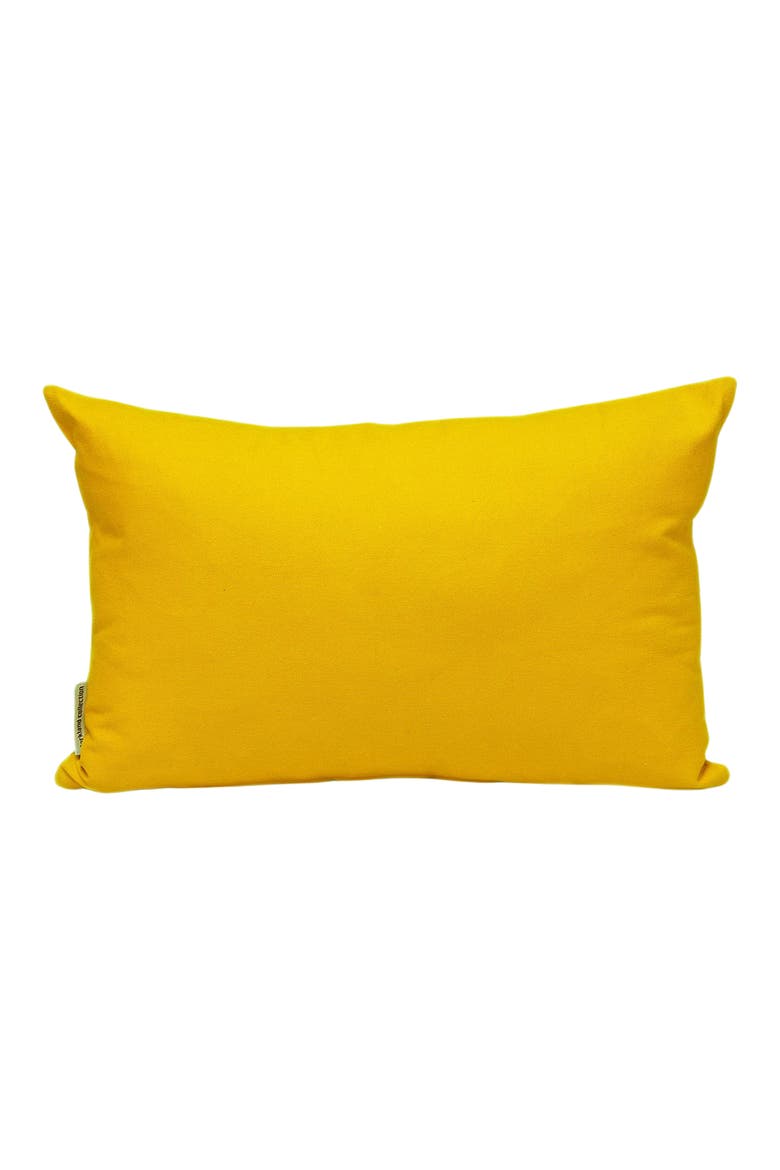 Oblong Throw Pillow, Main, color, YELLOW