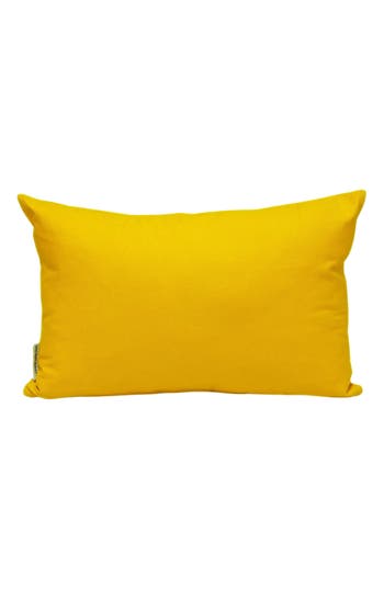 Parkland Collection Oblong Throw Pillow In Yellow