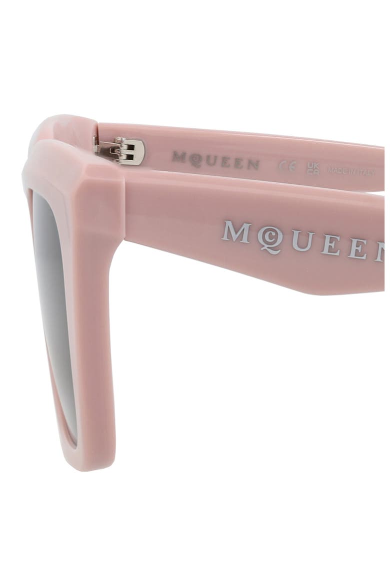 53mm Square Sunglasses, Alternate, color, PINK PINK GREY