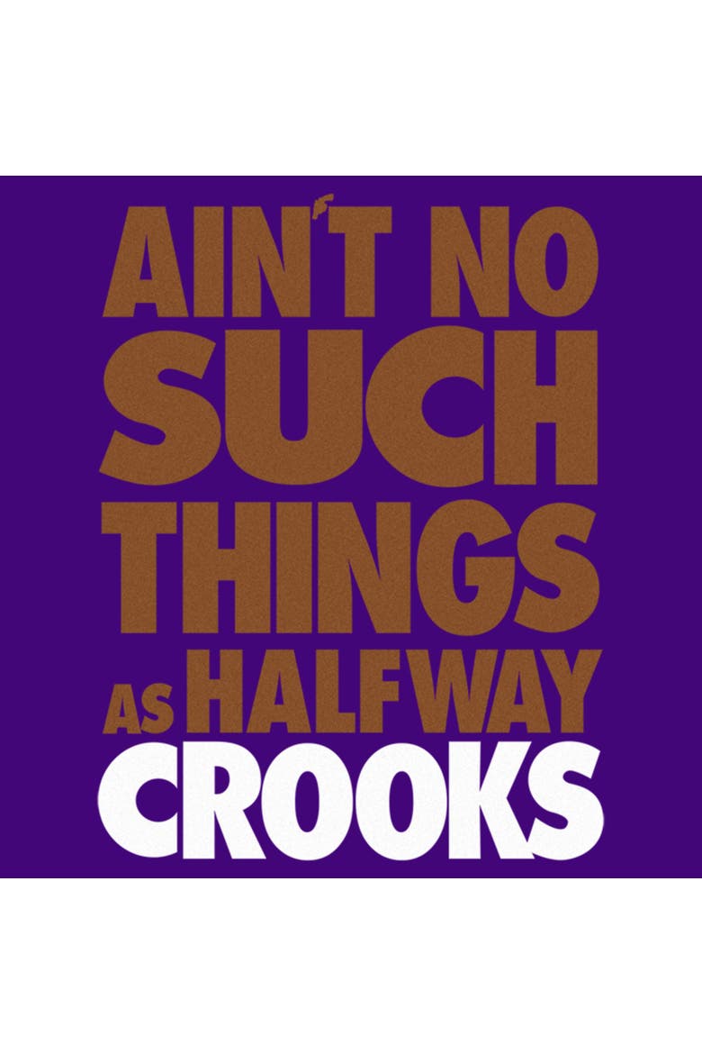 Men's Crooks & Castles Ain't No Such Things Quote  Graphic T-Shirt, Alternate, color, Purple