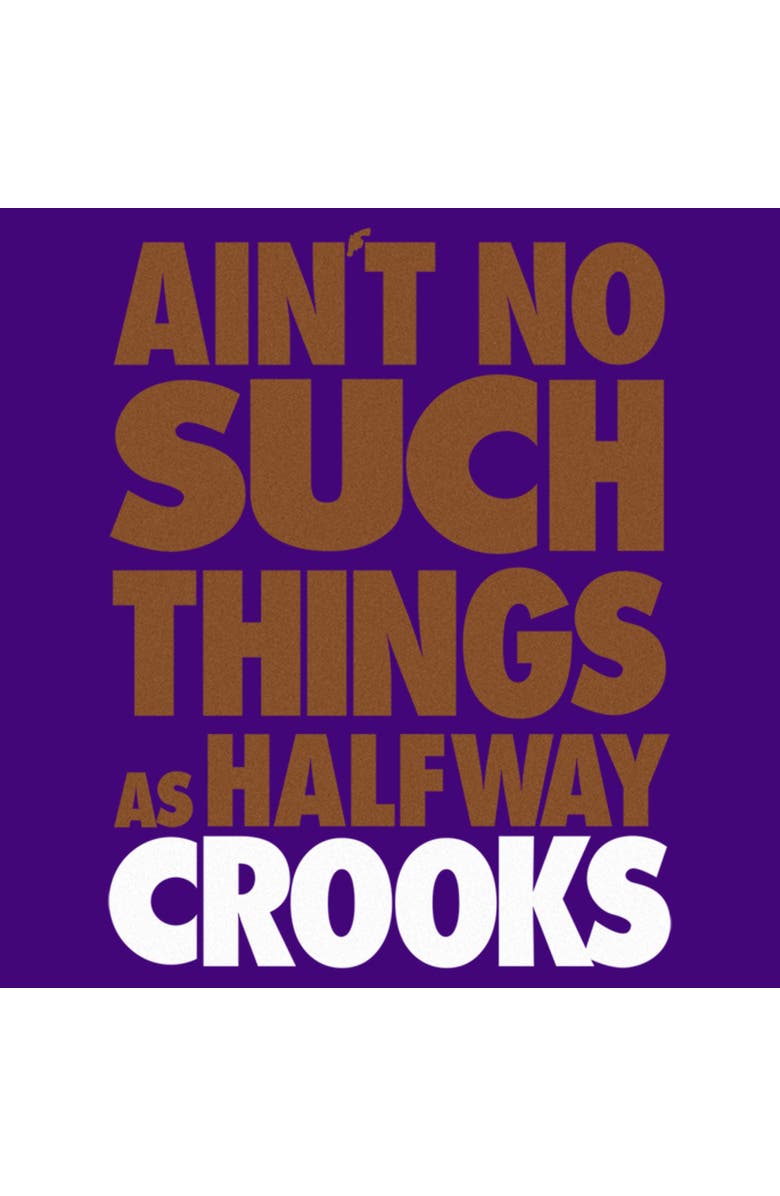 Crooks & Castles Men's Crooks & Castles Ain't No Such Things Quote Graphic T-Shirt, Alternate, color, Purple
