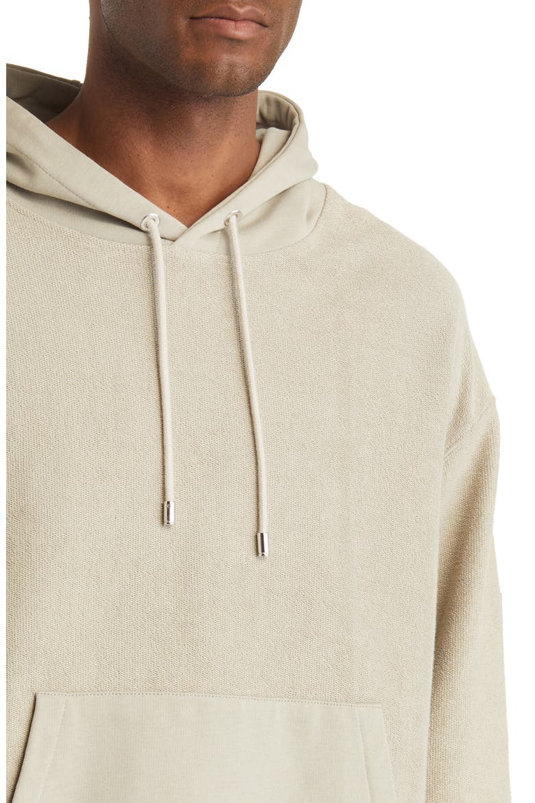 Reversed Hoodie Sweatshirt, Alternate, color, DEEP FOG