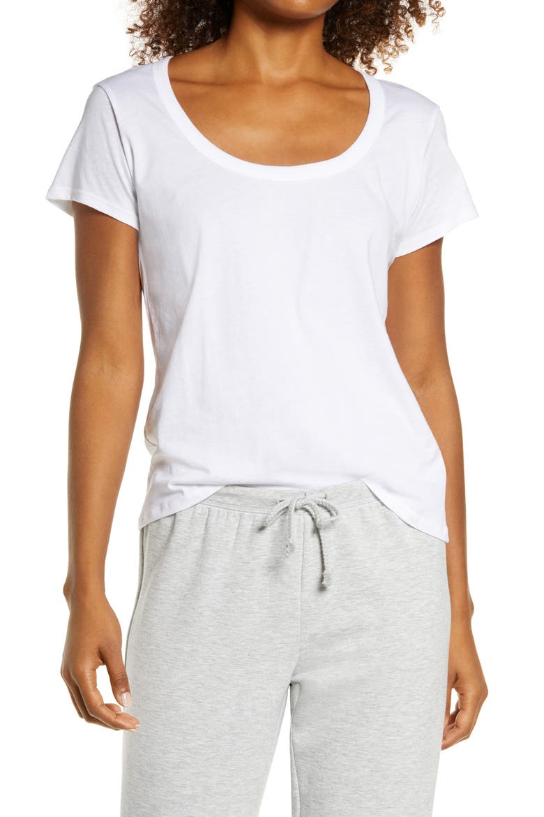 Organic Cotton T-Shirt, Main, color, EARTH WHITE