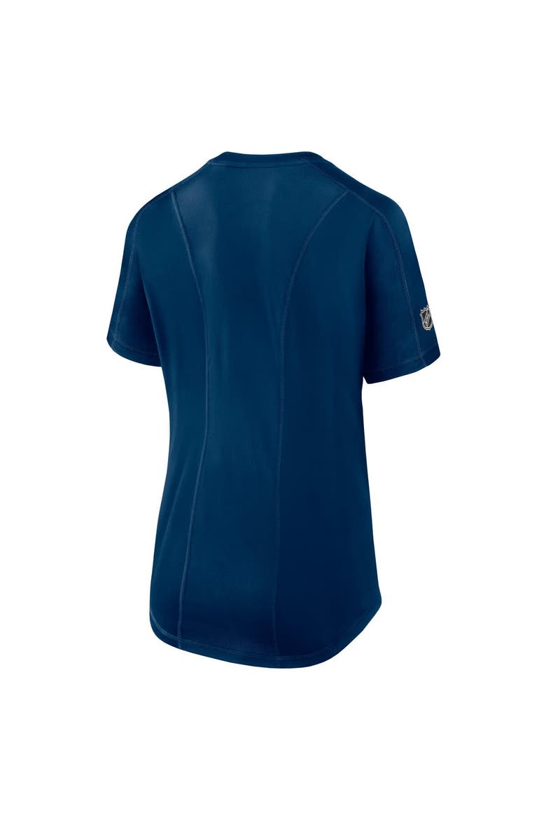 Women's Fanatics  Deep Sea Blue Seattle Kraken Authentic Pro Rink T-Shirt, Alternate, color, Navy