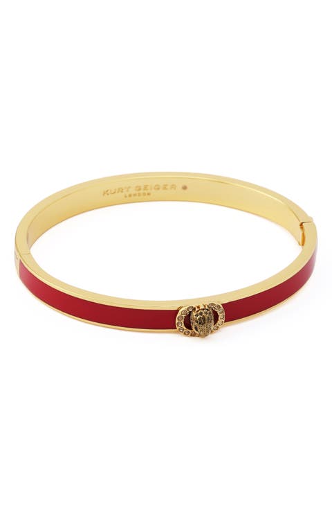 Chelsea Enamel Hinged Bangle