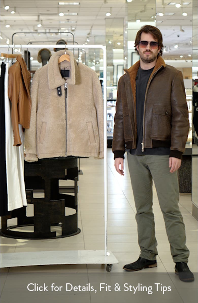 Vernon Genuine Shearling Jacket, sales video thumbnail