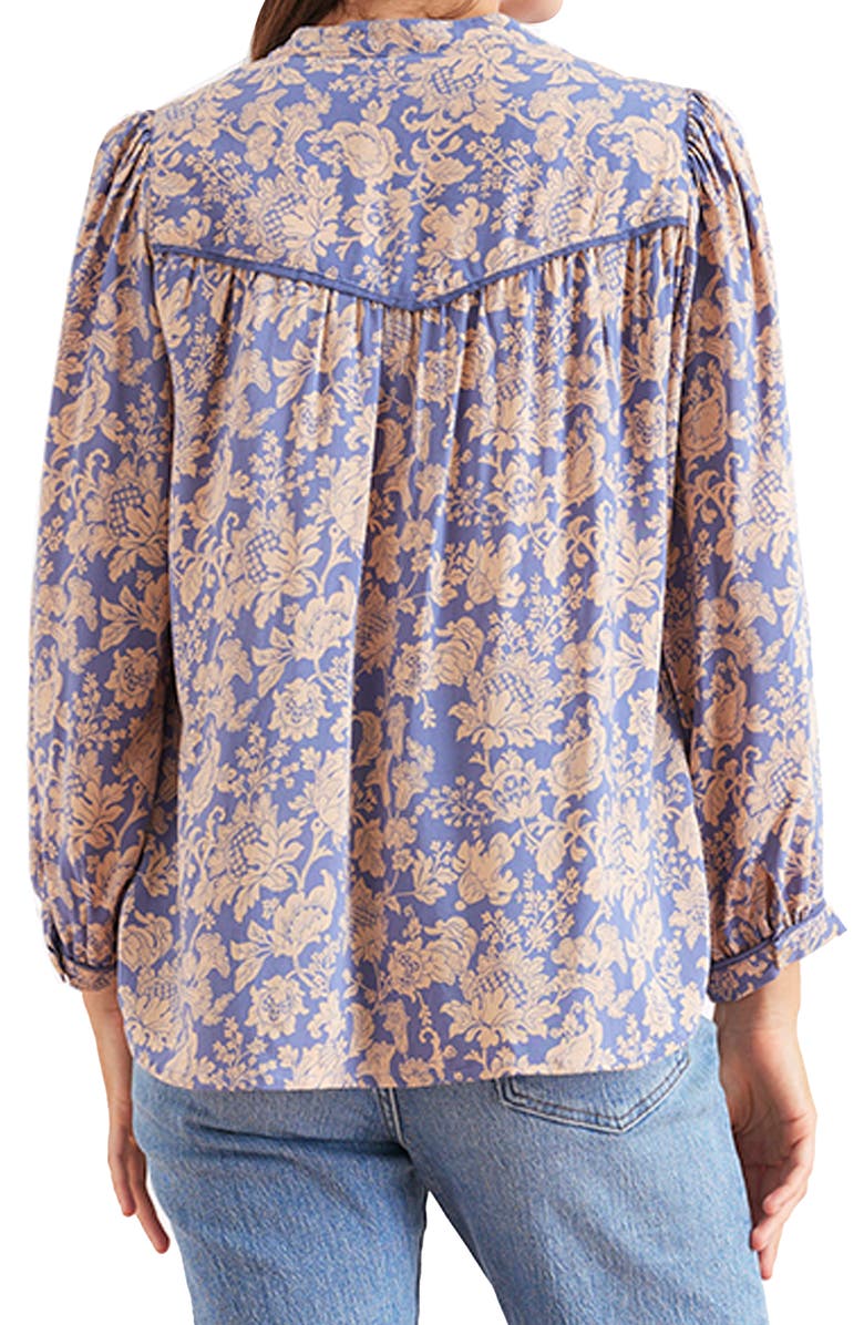 Paneros Clothing Avery A-Line Midi Skirt, Alternate, color, Daydreamer Floral