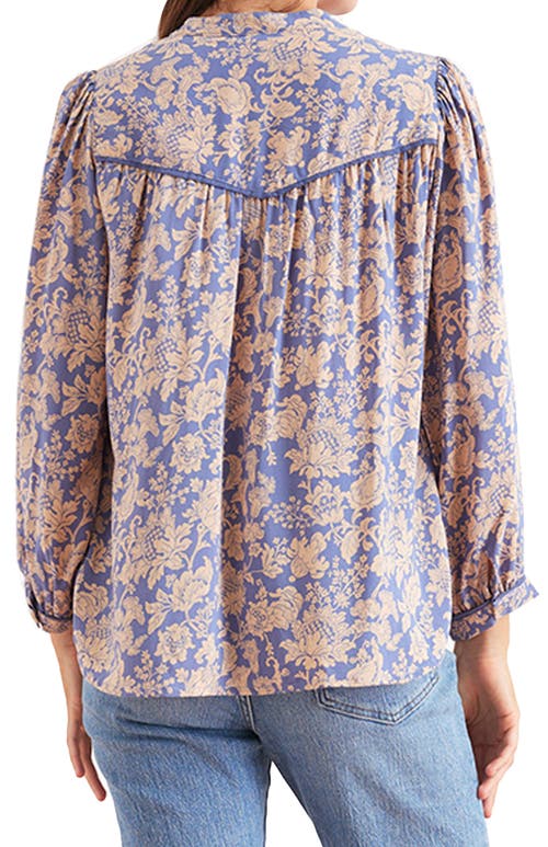 Paneros Clothing Anna Floral Button Up Blouse In Multi