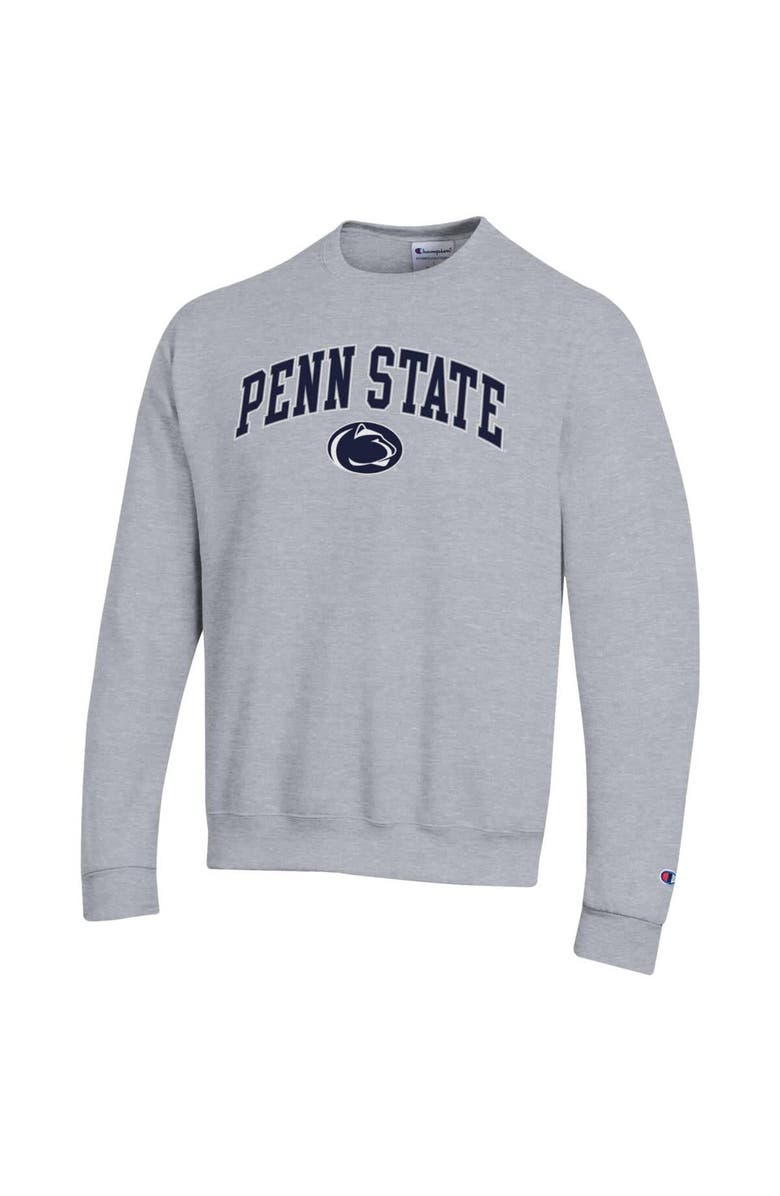 Champion Men's Champion  Heather Gray Penn State Nittany Lions Arch Over Logo Pullover Sweatshirt, Alternate, color, Heather Gray