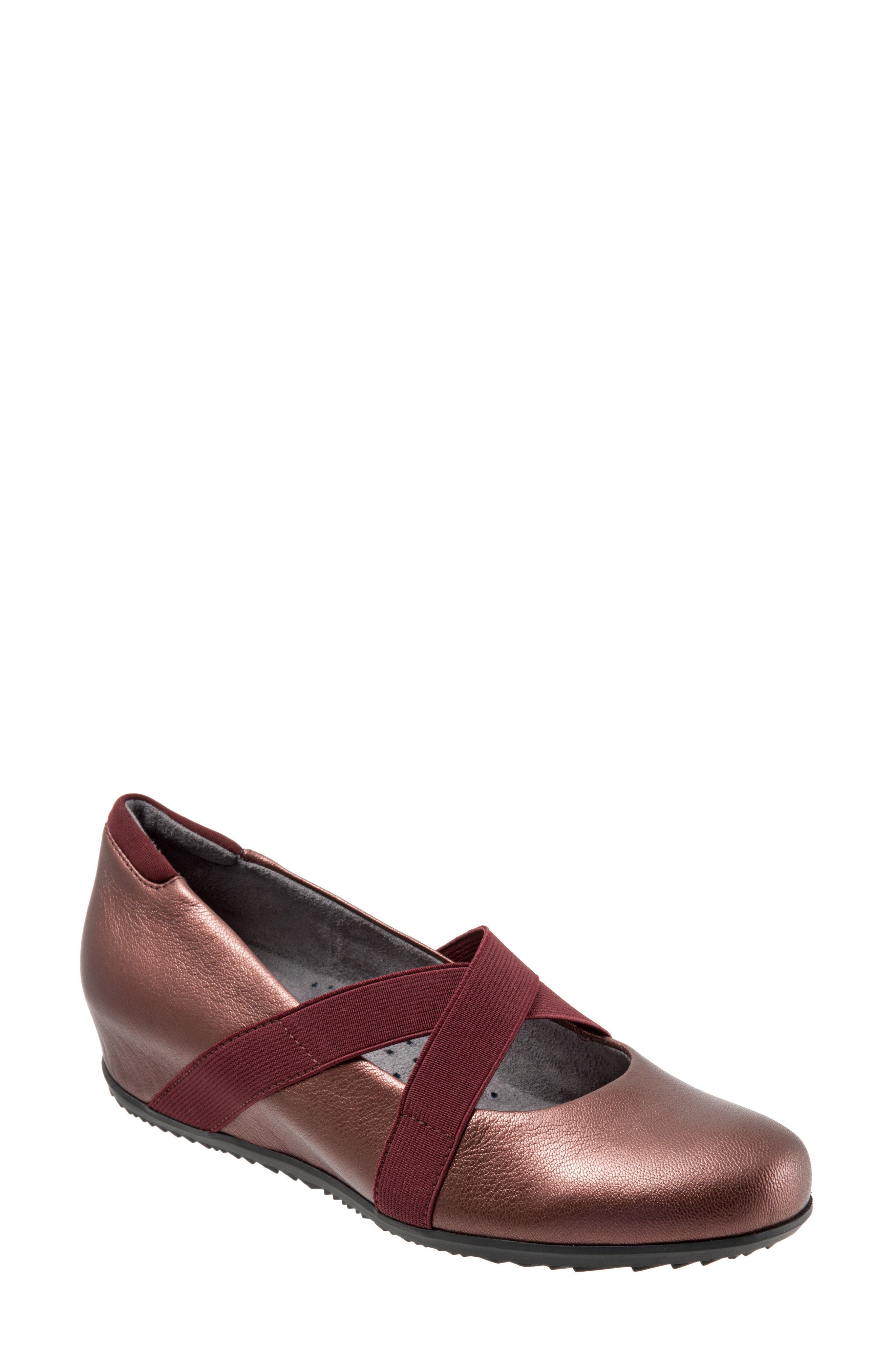 Waverly Mary Jane Wedge, Main, color, BURGUNDY LEATHER