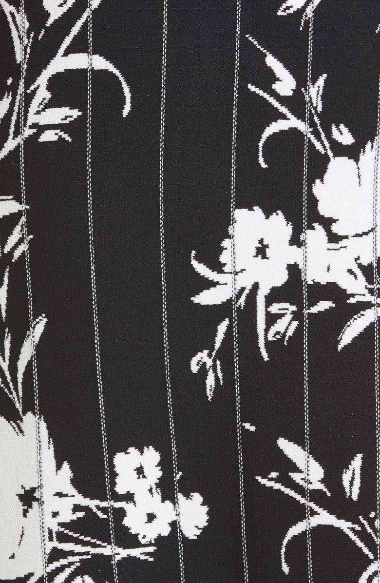 Milly Silhouette Floral Pencil Skirt, Alternate, color,