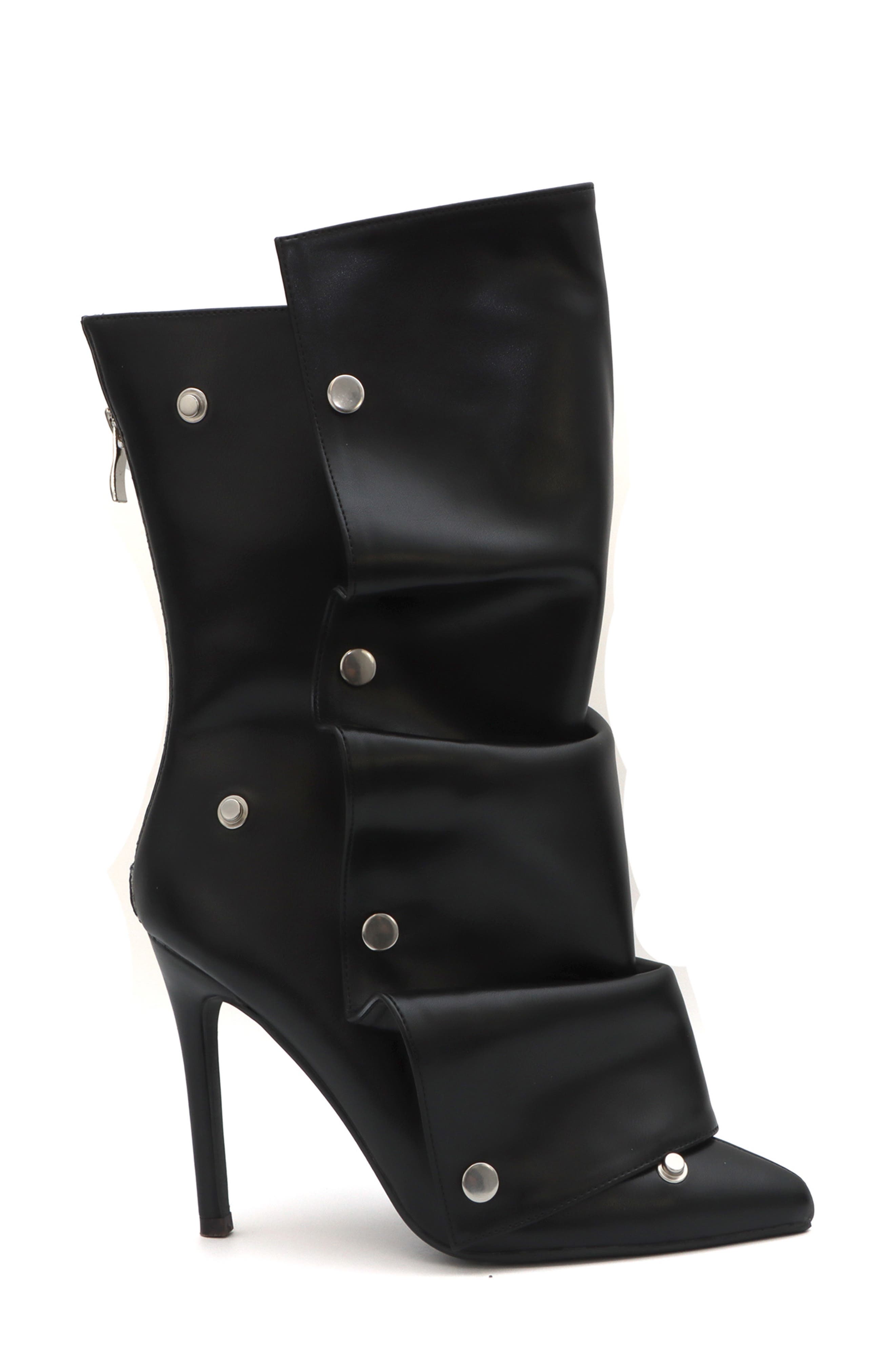 YOKI Slouch Foldover Boot, Alternate, color, Black