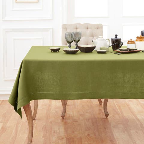 Linen Tablecloth - Classic Hemstitch