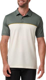 TravisMathew Featherweight Colorblocked Performance Polo