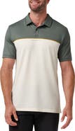 TravisMathew Featherweight Colorblocked Performance Polo