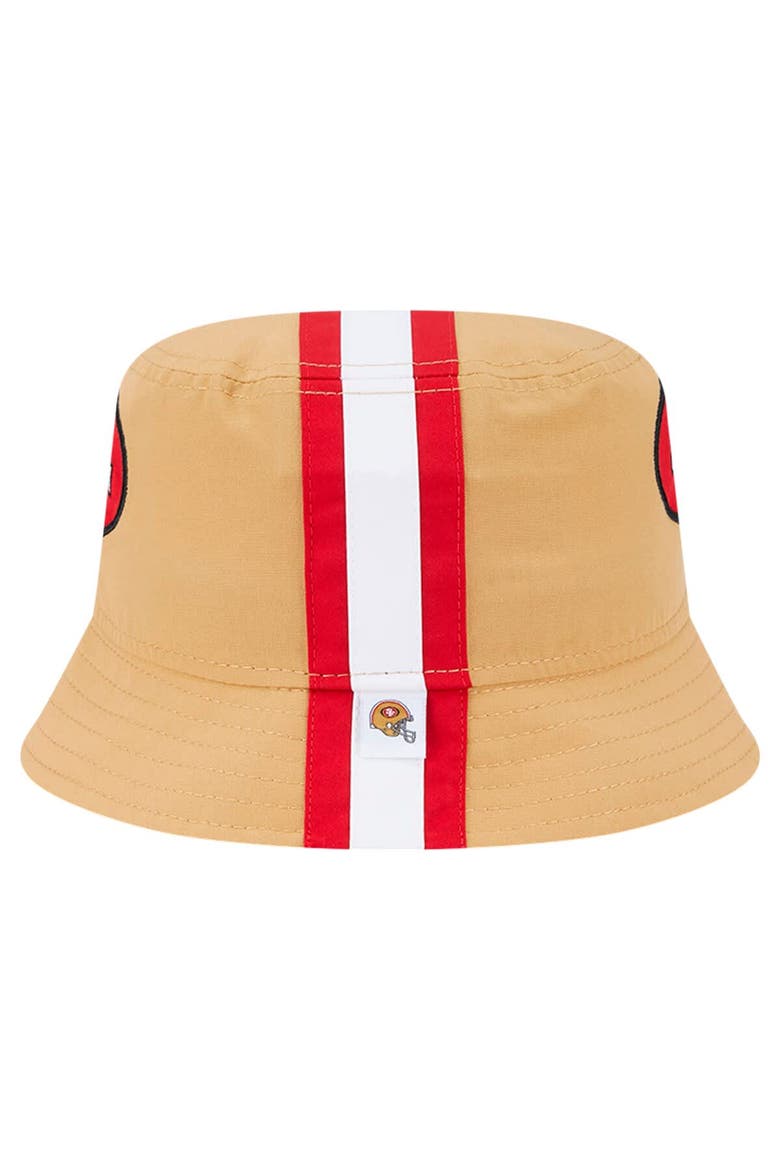 Men's New Era Gold San Francisco 49ers Helmet Bucket Hat, Alternate, color, Gold