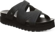 BEARPAW Crux Faux Leather Slide Sandal