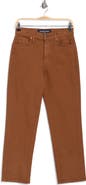 Veronica Beard Joey High Waist Ankle Straight Leg Jeans