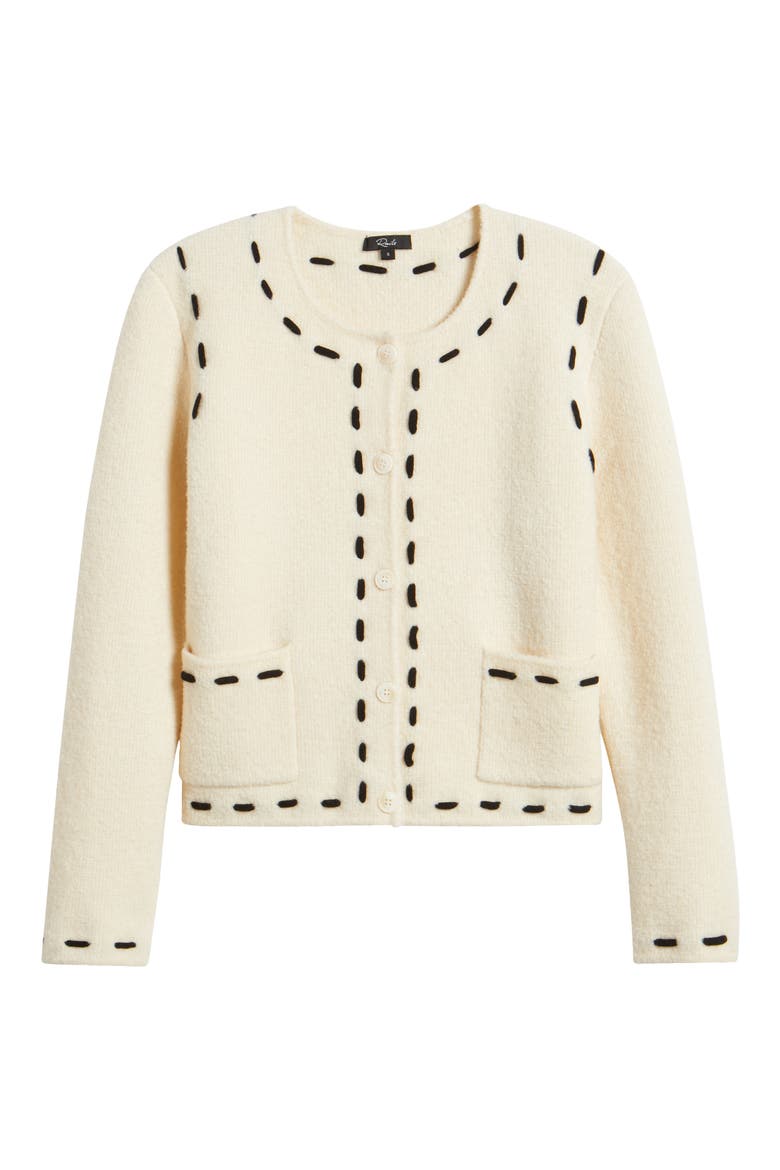Juliette Wool Blend Cardigan, Alternate, color, IVORY