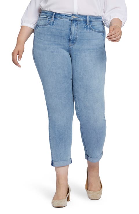 Sheri Cuff Ankle Skinny Jeans (Affection) (Plus Size)