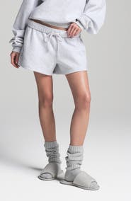 SKIMS Classic Cotton Fleece Blend Shorts