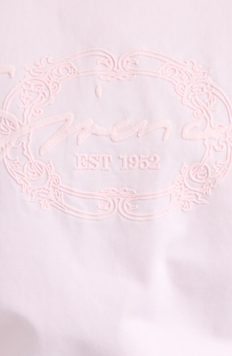 Givenchy Logo Embroidered Crop Bomber Jacket, Alternate, color, 