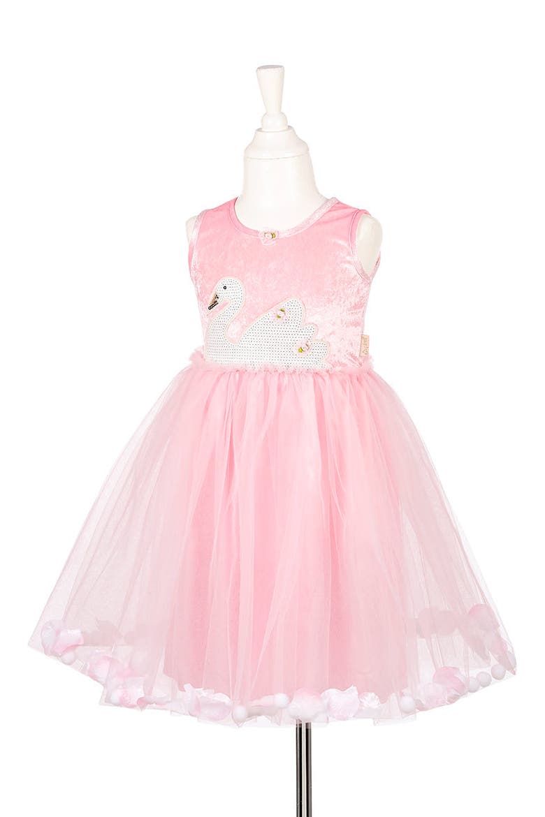 Swan Fancy Dress, Main, color, Pink