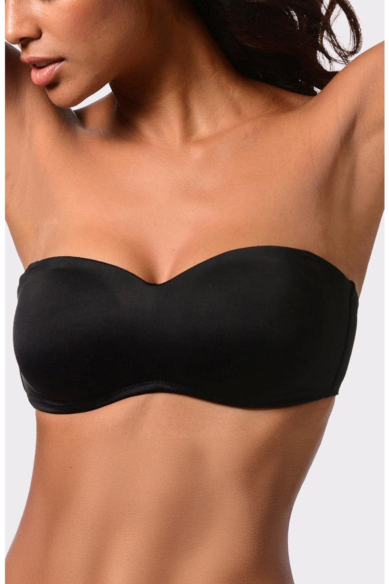 Multiway Strapless T-Shirt Bra, Main, color, Black