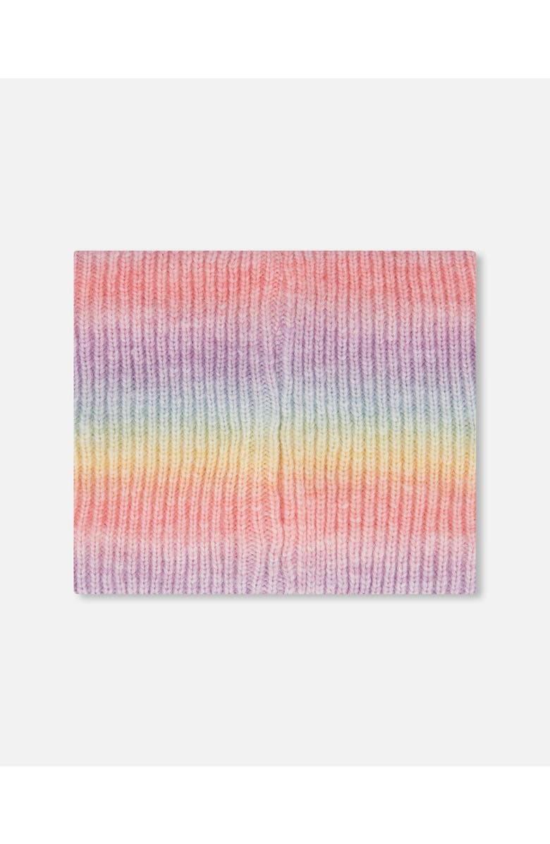 Deux par Deux Lined Knit Neckwarmer Multicolor, Alternate, color, 