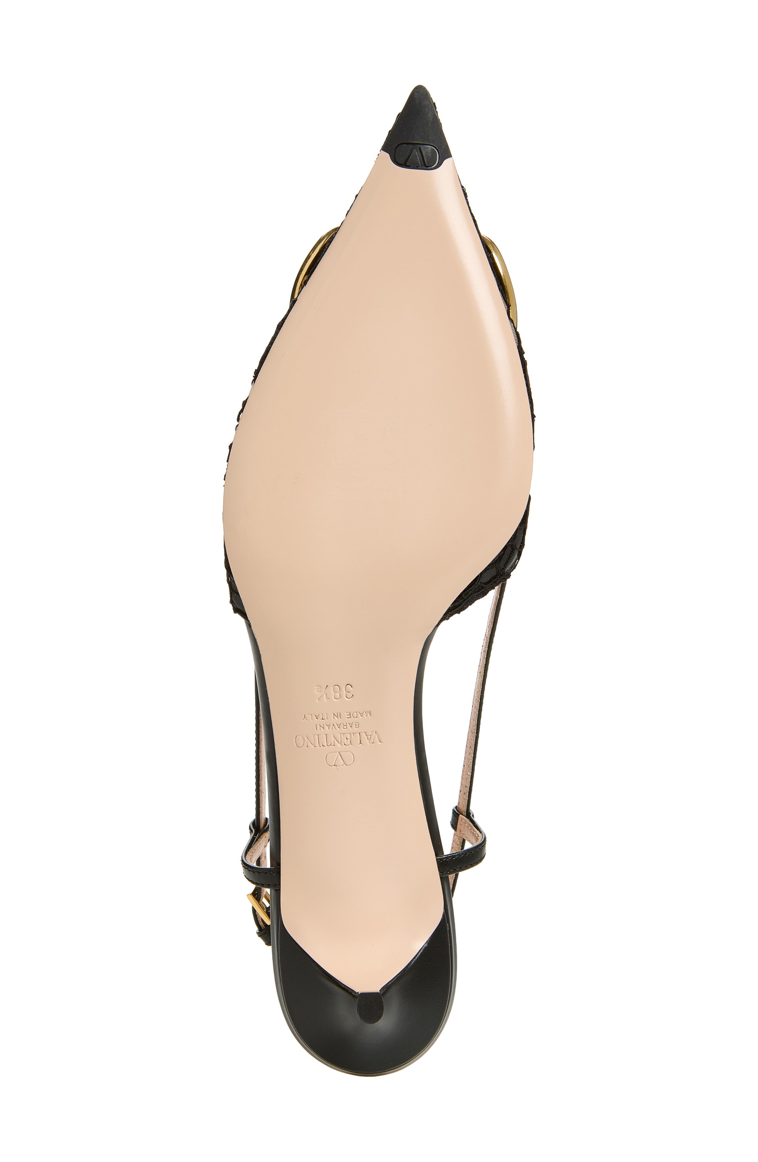 VLOGO Slingback Pump, Alternate, color, BLACK