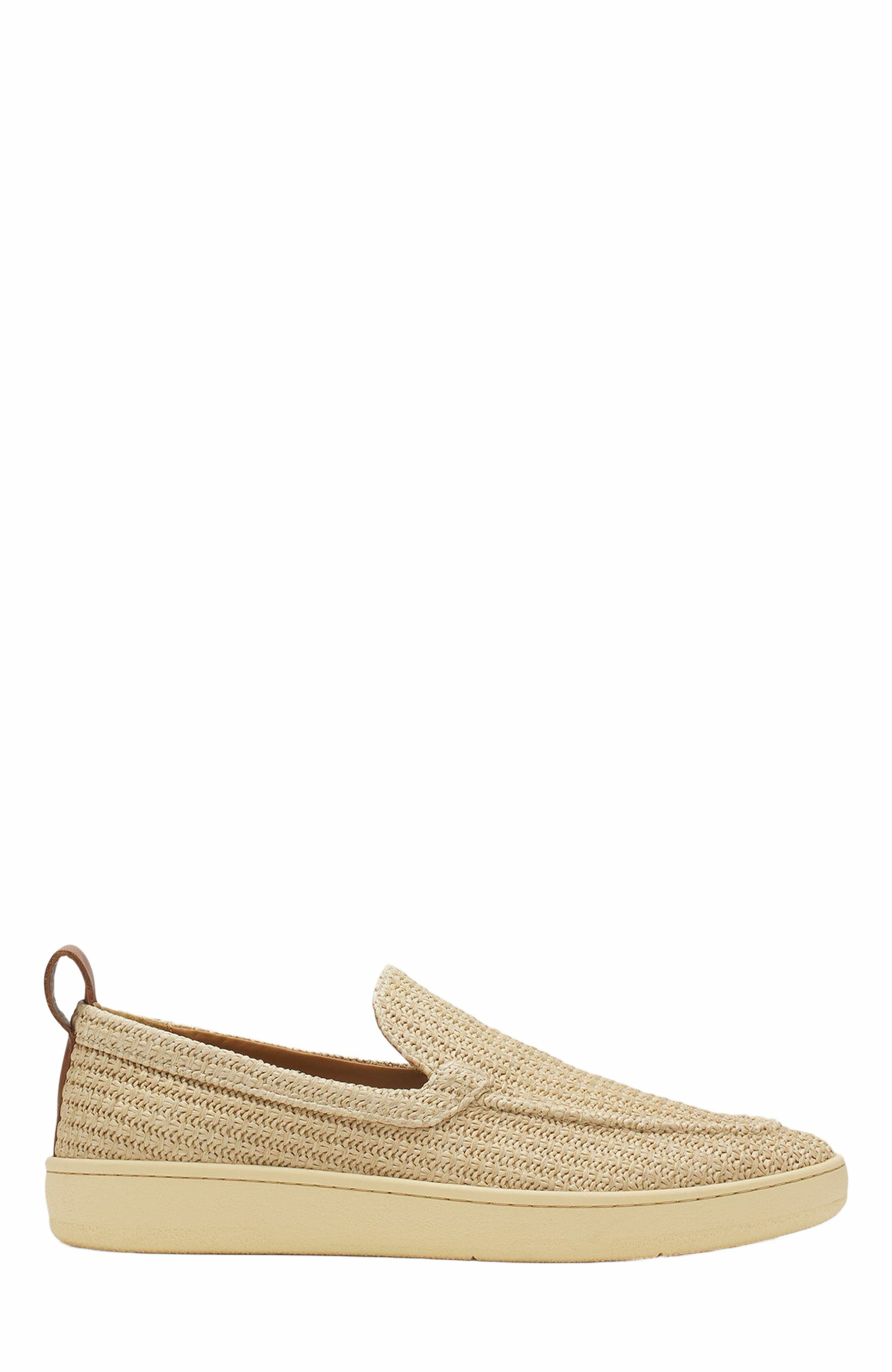 Lanvin Cruiser Raffia Moccasins, Main, color, 