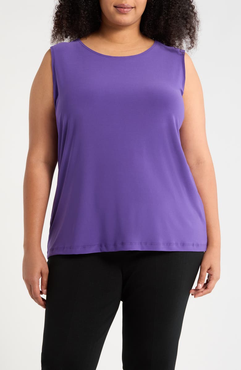 Vikki Vi Scoop Neck Tank, Main, color, Iris