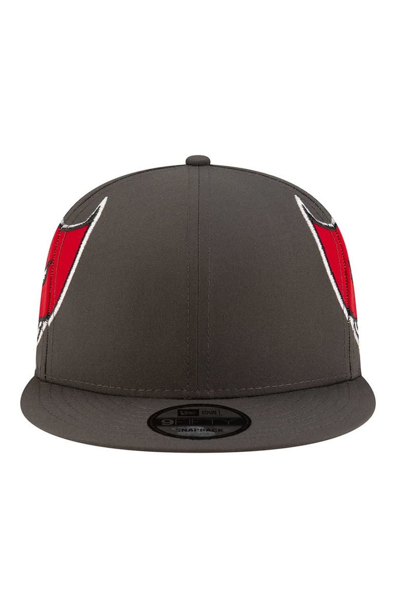 New Era Men's New Era Pewter Tampa Bay Buccaneers  Helmet 9FIFTY Snapback Hat, Alternate, color, 