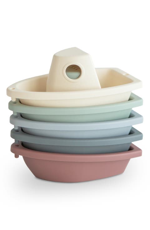 Set of 5 Bath Boats