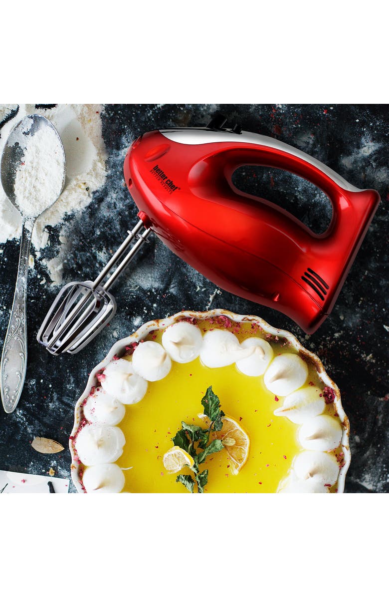 Better Chef Hand Mixer-Red, Alternate, color, Red