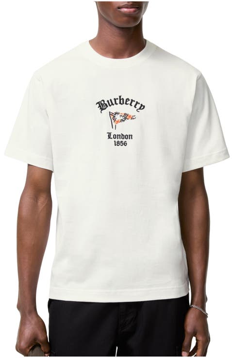 Check Flag Cotton T-shirt