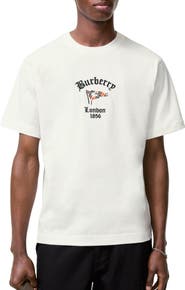 Burberry Check Flag Cotton T-shirt