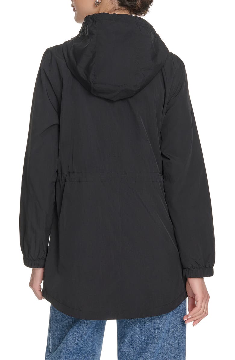 Champion Hooded Rain Jacket, Alternate, color, Black