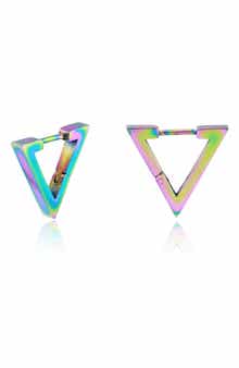REBL Triangle Hoop Earrings