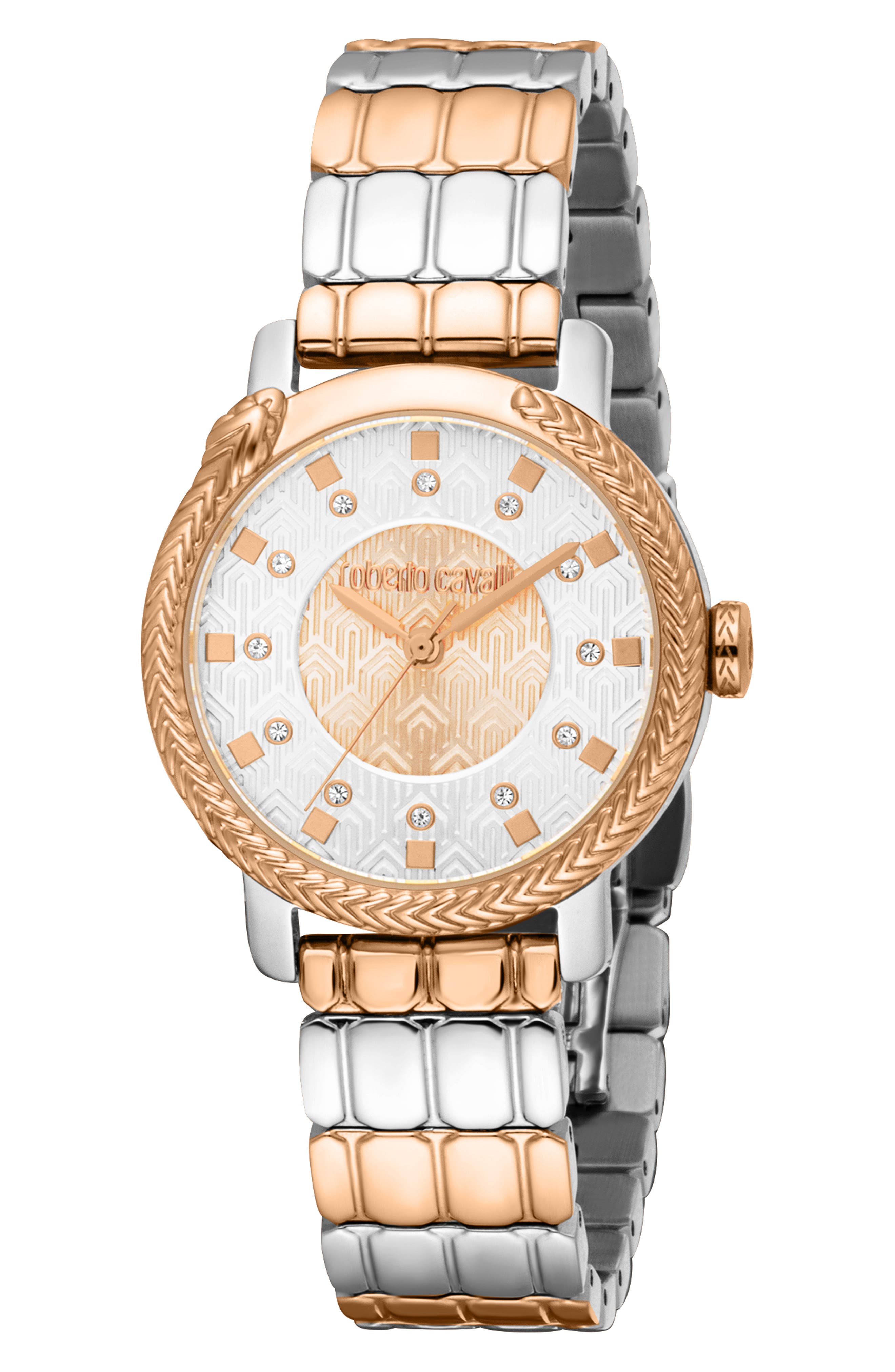 Solina Quartz Two Tone Bracelet Watch, 30mm