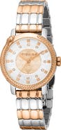 Roberto Cavalli Solina Quartz Two Tone Bracelet Watch, 30mm