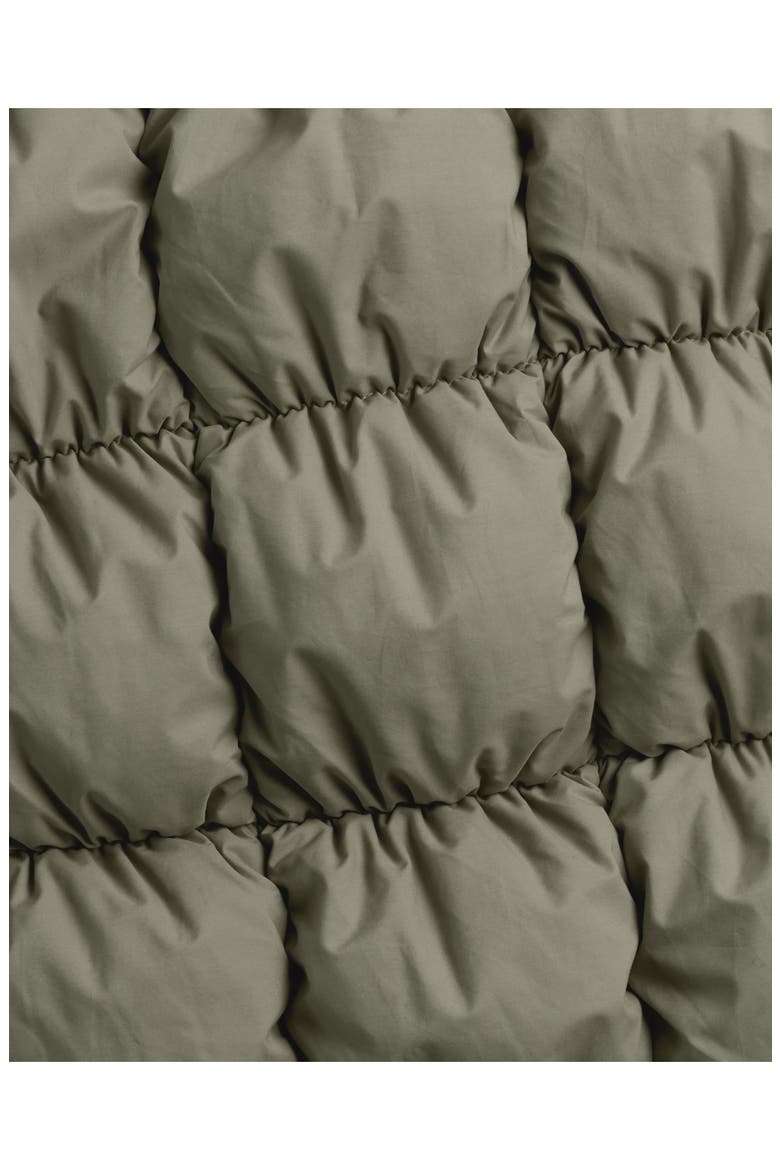 Cozy Quilted Organic Cotton Comforter (Nordstrom Exclusive), Alternate, color, MOSS