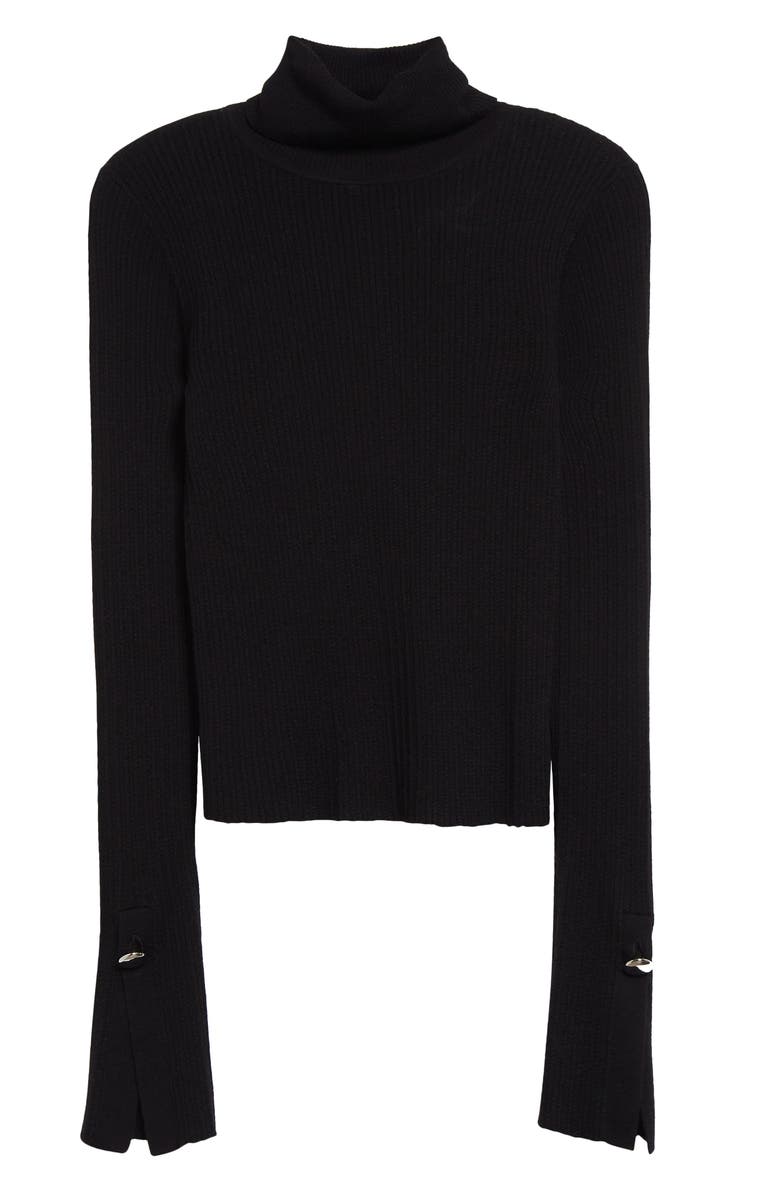 A.L.C. Jett Rib Turtleneck Sweater, Alternate, color, 