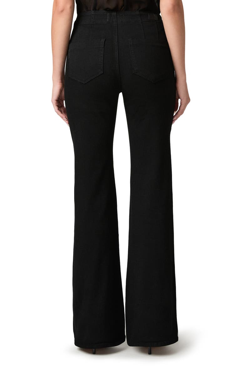 Sofia High Waist Wide Leg Jeans, Alternate, color, BLACK SHADOW