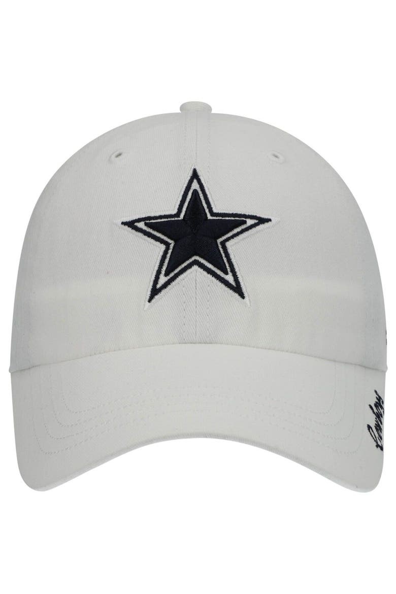 Women's '47 White Dallas Cowboys Miata Clean Up Adjustable Hat, Alternate, color, White