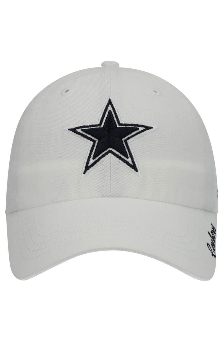 '47 Women's '47 White Dallas Cowboys Miata Clean Up Adjustable Hat, Alternate, color, White