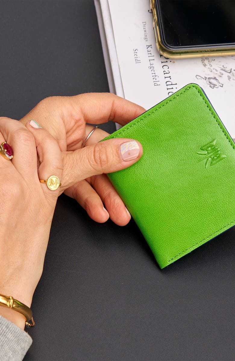 Tusk Siam Evening Wallet, Alternate, color, Grass / Indigo