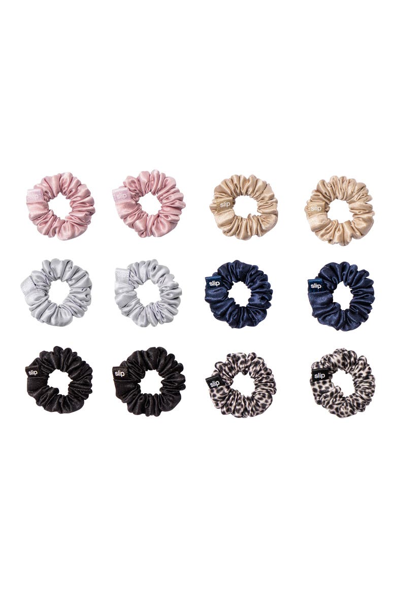 Minnie Set of 12 Classic Scrunchies, Main, color, CLASSIC