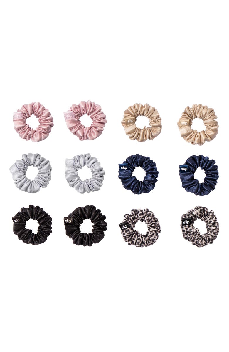 slip Minnie Set of 12 Classic Scrunchies, Main, color,