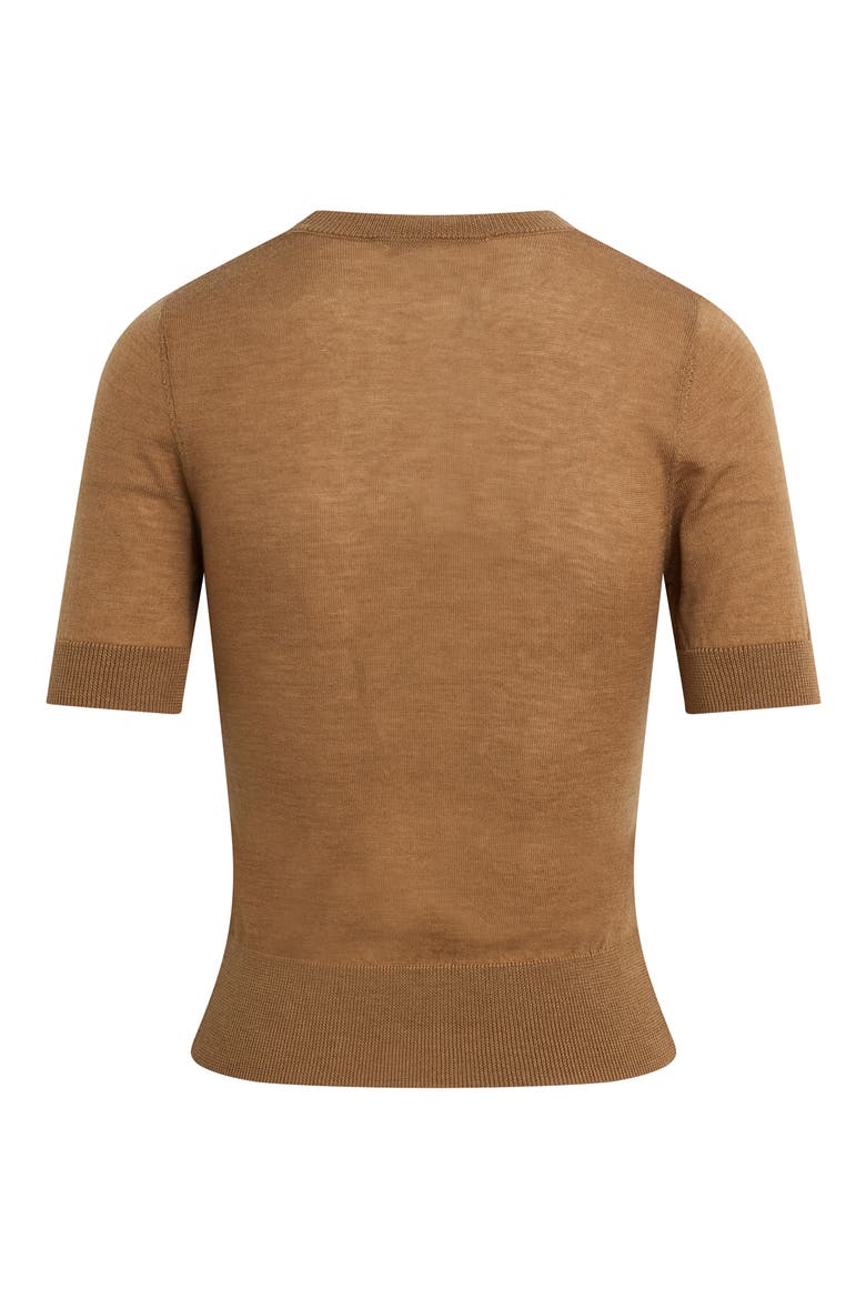 The Good Sport Wool Top, Alternate, color, CAMEL